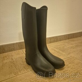 Gumové jezdecké boty Fouganza