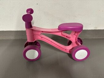 Odrážedlo - růžová motorka