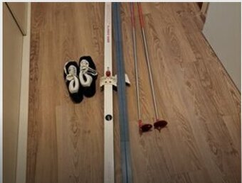 Běžky na chatu 205 cm, boty vel.11