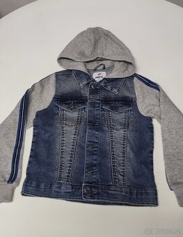 Džínová mikina NOVÁ vel. 128