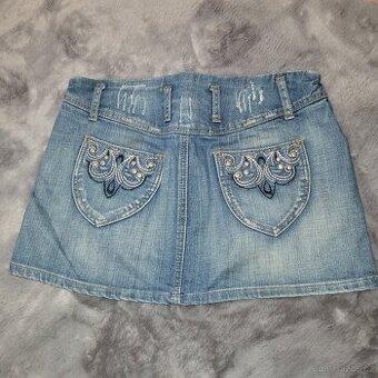 Dámská/dívčí džínová minisukně Amisu