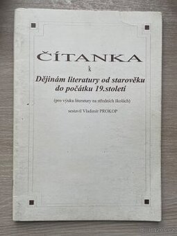 Čítanka k dějinám literatury od starověku do počátku 19. sto