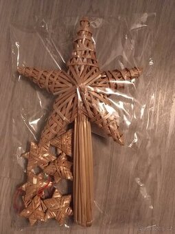 Sada slaměných ozdob