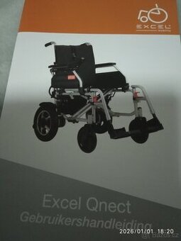 Skládací elektrický invalidní vozík