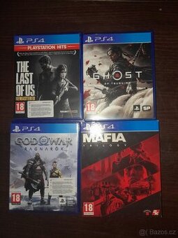 Hry na PlayStation 4. 1ks 200 Kč