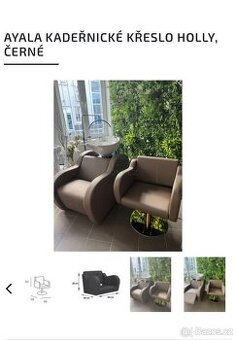 Kadernicke kresla 2x, 1x mycí box