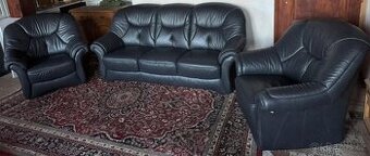 Luxusní kožená sedací souprava 3+1+1,5985