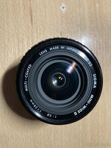 Objektiv Sigma 28mm f2.8 MINI-WIDE II vintage lens M42