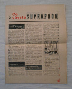 Propagační noviny Co chystá Supraphon 3 - 1970