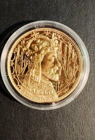 Zlatá pamětní medaile Karel IV.proff
