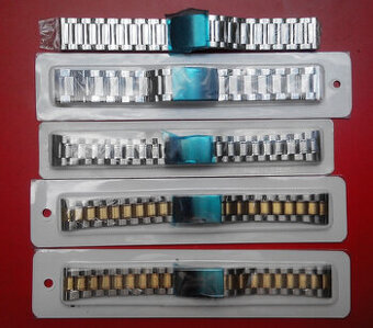 Kovový náramek na hodinky 10mm, 12, 14, 16, 18, 20, 22, 24, - 1