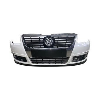 Přední nárazník bílá barva LB9A VW Passat B6 r.v. 2010
