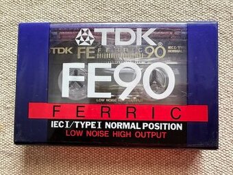 TDK FE90 - MC audio kazeta - ZABALENÁ