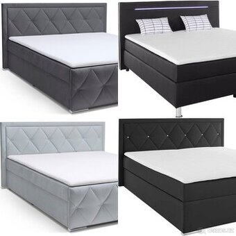 Nové Postele 180x200 boxbed 4 druhu za jednu cenu