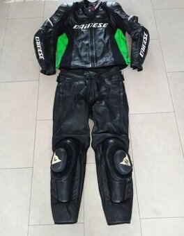 Dainese Racing 3-Pánská kožená moto kombinéza, dvoudílná