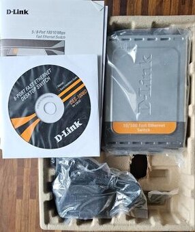 Nový síťový přepínač D-Link Typ DES-1005D