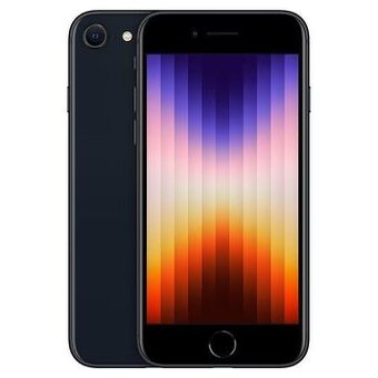 iPhone SE 2022 (5G), 64 GB, černý, jen vyzkoušený, záruka