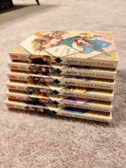 Set knih (mang) Ateliér špičatých klobouků díly 1-6