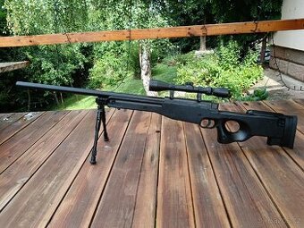 AiL96 (MB01C UPGRADE) + puškohled + dvojnožka + camo net