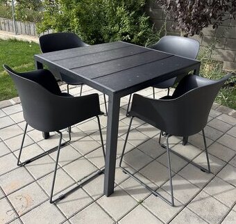 Venkovní jídelní stůl a židle - 1