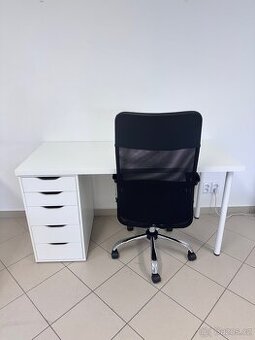 Ikea Lagkapten/Alex 120x60cm + otočná židle