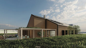 Prodej stavebního pozemku 814 m² s projektem na RD 5+kk