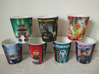 Sbírka 7x kelímek McDonald's lego 3D potisk