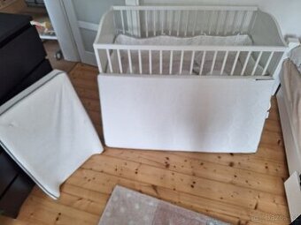 Detska postyka,matrace,přebalovací podložka,monitoring dechu