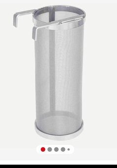 Hopspider na chmel u vaření piva filtrační síto, 300 mikronů