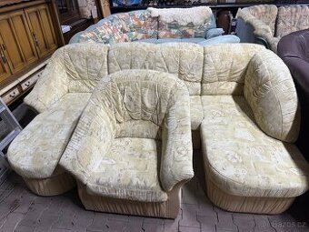 Sedací souprava + křeslo