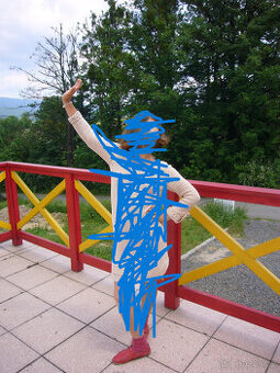 Prodám dřevěné zábradlí