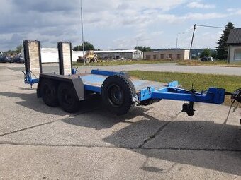 Podvalník ZDT na přepravu stavebních strojů