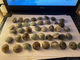 Knoflík. Knoflíky říšské dráhy. Německo. Druhá světová válka