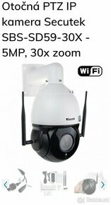4G PTZ IP kamera secutek na místa bez el.proudu