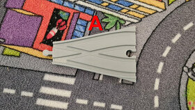 Vláčkodráha Brio Ikea Lidl kolej, silnice