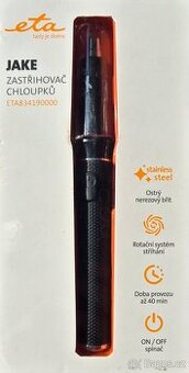 Zastřihovač chloupků ETA Jake černý