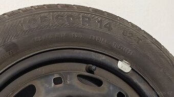Sada 4 kol na Škodu/VW R14, Letní pneu 185/60,disk 6Jx14ET43
