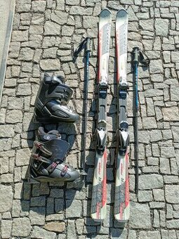 Lyže Blizzard 159 cm + boty stélka 29,5 cm + hůlky