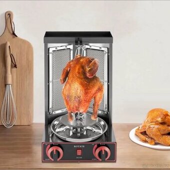 Nový plynový gril na kuře nebo kebab 3000W