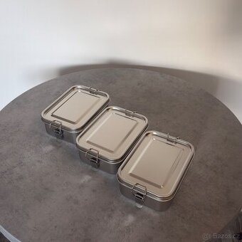 SET nerezových univerzálních krabiček na jídlo 850 ml – s př