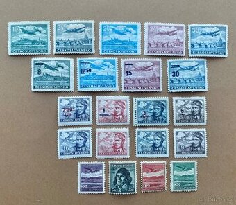 Poštovní známky  letecké ČSR