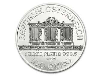 Prodám platinovou investiční minci 1 OZ (31,1g)