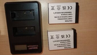 Baterie a nabíječka pro Canon bezzrcadlovky