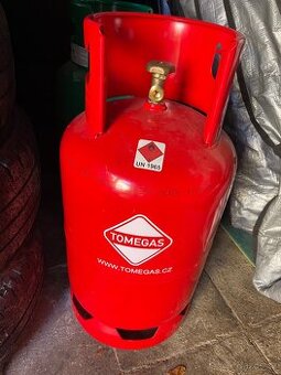 Lahev Propan, obsahuje ješte cca 1/3 náplně