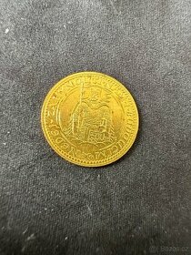 Stará zlatá mince - Svatováclavský dukát 1928