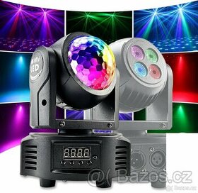 Party Mini Moving Head 2v1 RGBW LED DMX512 270°