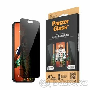 PanzerGlass Privacy Screen Protector pro iPhone 15 Pro Max - 1