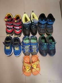 Dětské chlapecké boty vel.27 - 6 párů
