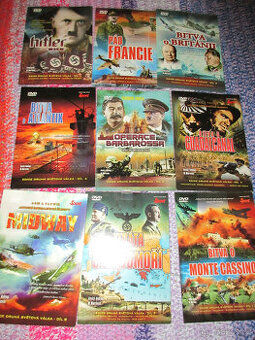 DVD-Válečné filmy-nevybalené-vyberte si.