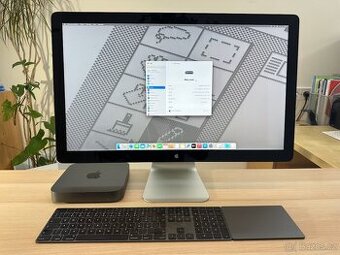 Apple Mac mini, Thunderbolt Display, Magic Keyboard+Trackpad